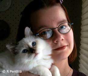 Ritta Penttilä with S*Backkar's Sissi